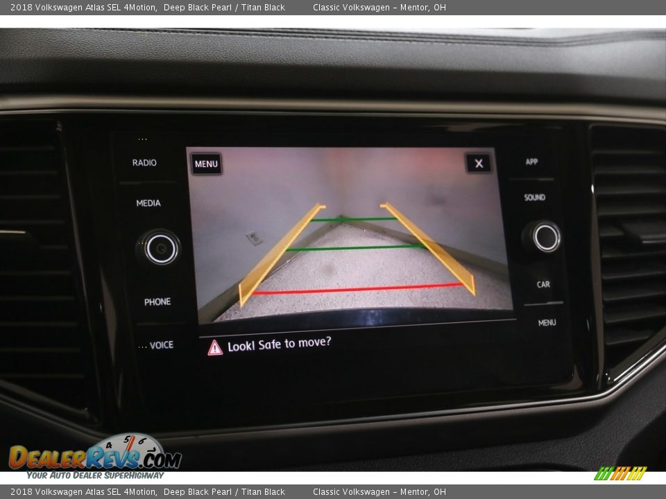 2018 Volkswagen Atlas SEL 4Motion Deep Black Pearl / Titan Black Photo #12