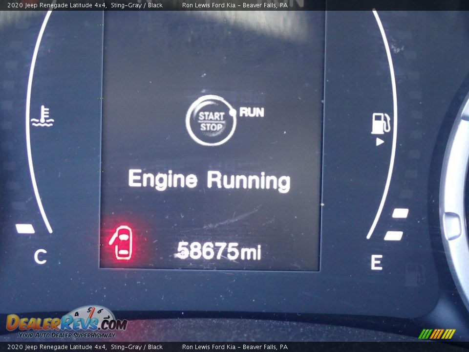 2020 Jeep Renegade Latitude 4x4 Sting-Gray / Black Photo #19