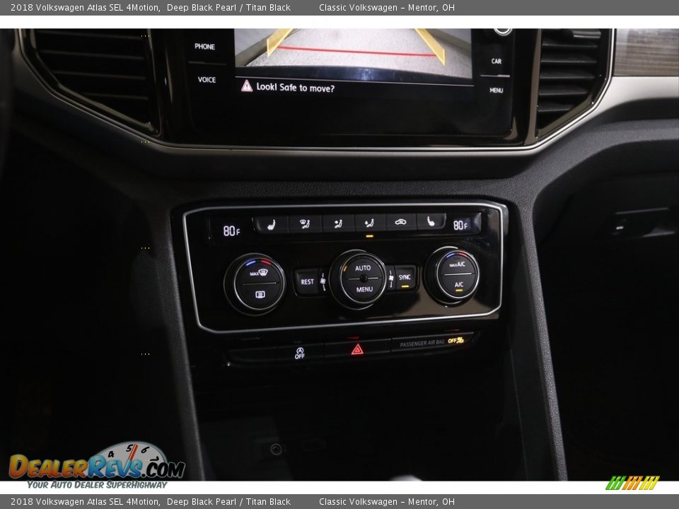 2018 Volkswagen Atlas SEL 4Motion Deep Black Pearl / Titan Black Photo #13