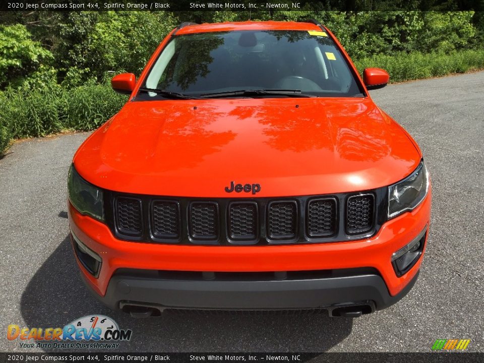 2020 Jeep Compass Sport 4x4 Spitfire Orange / Black Photo #3