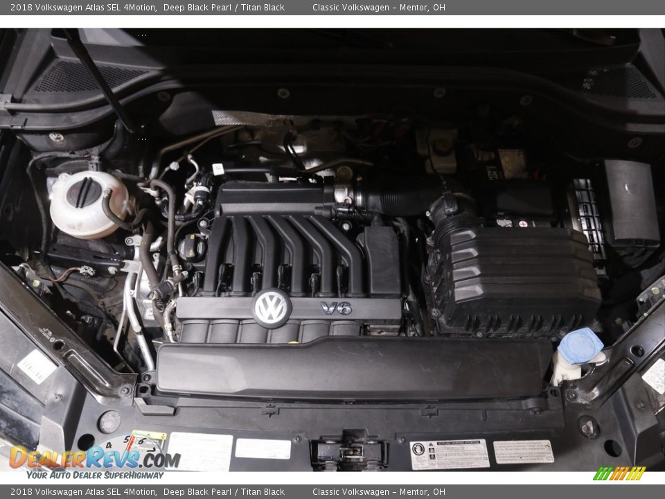 2018 Volkswagen Atlas SEL 4Motion Deep Black Pearl / Titan Black Photo #20