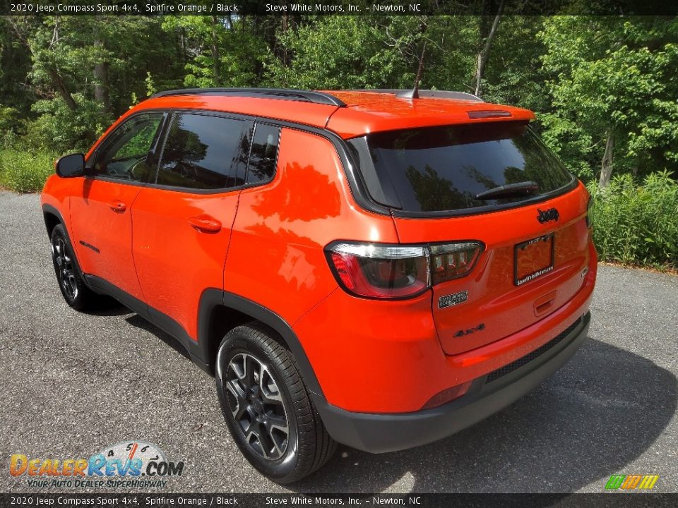 2020 Jeep Compass Sport 4x4 Spitfire Orange / Black Photo #9