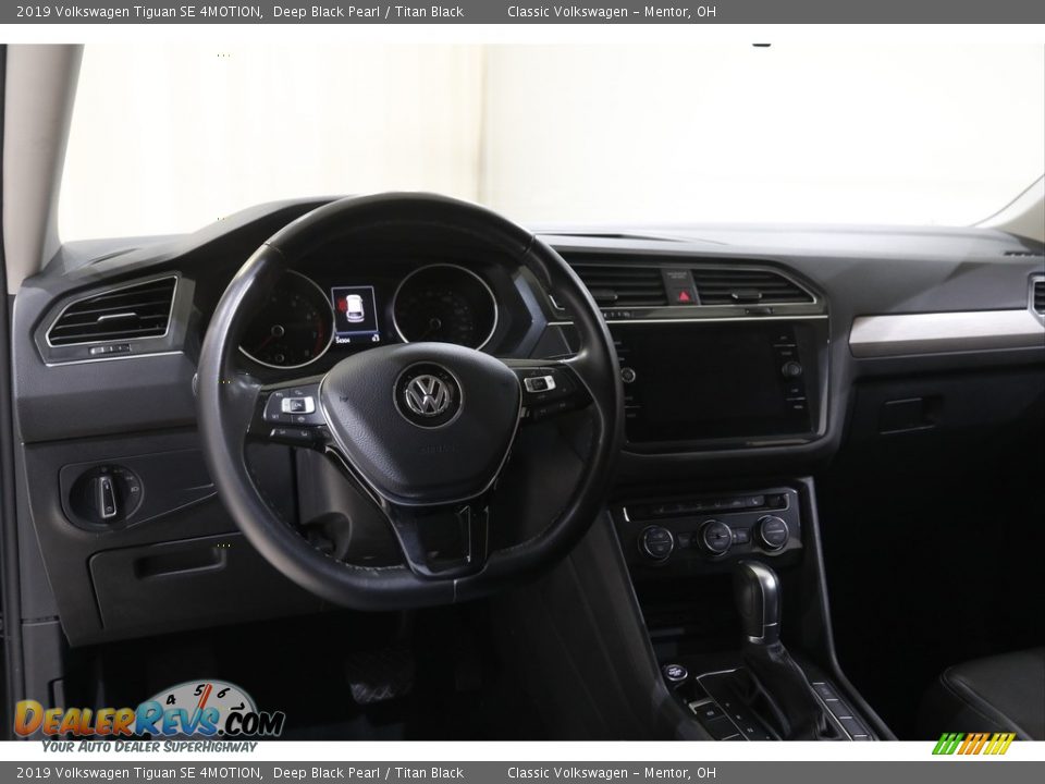 2019 Volkswagen Tiguan SE 4MOTION Deep Black Pearl / Titan Black Photo #6