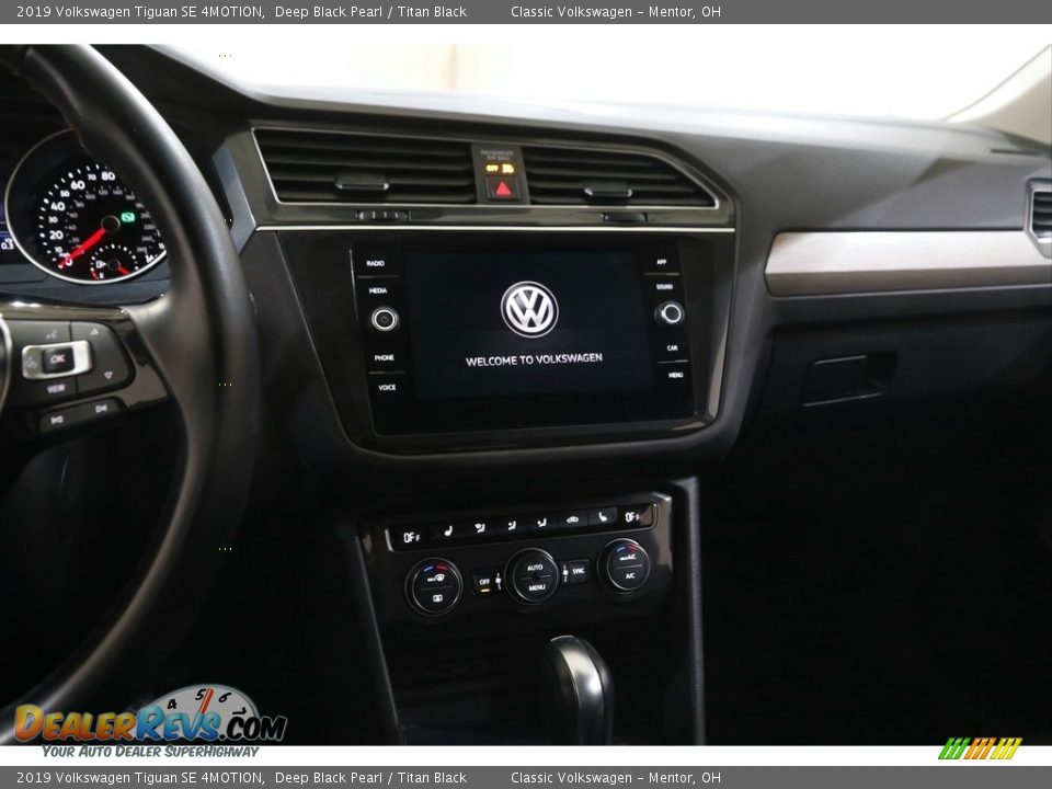 2019 Volkswagen Tiguan SE 4MOTION Deep Black Pearl / Titan Black Photo #9