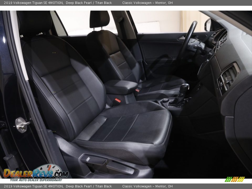 2019 Volkswagen Tiguan SE 4MOTION Deep Black Pearl / Titan Black Photo #14