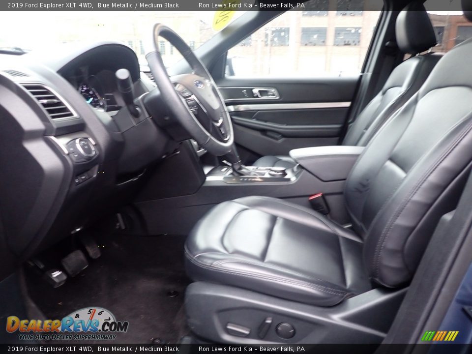 2019 Ford Explorer XLT 4WD Blue Metallic / Medium Black Photo #15