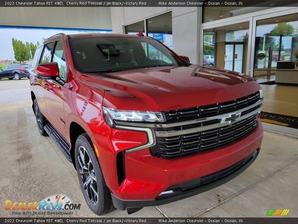 2022 Chevrolet Tahoe RST 4WD Cherry Red Tintcoat / Jet Black/­Victory Red Photo #2