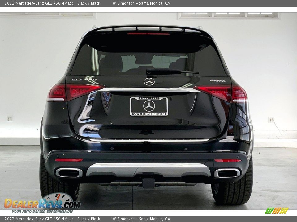 2022 Mercedes-Benz GLE 450 4Matic Black / Black Photo #3