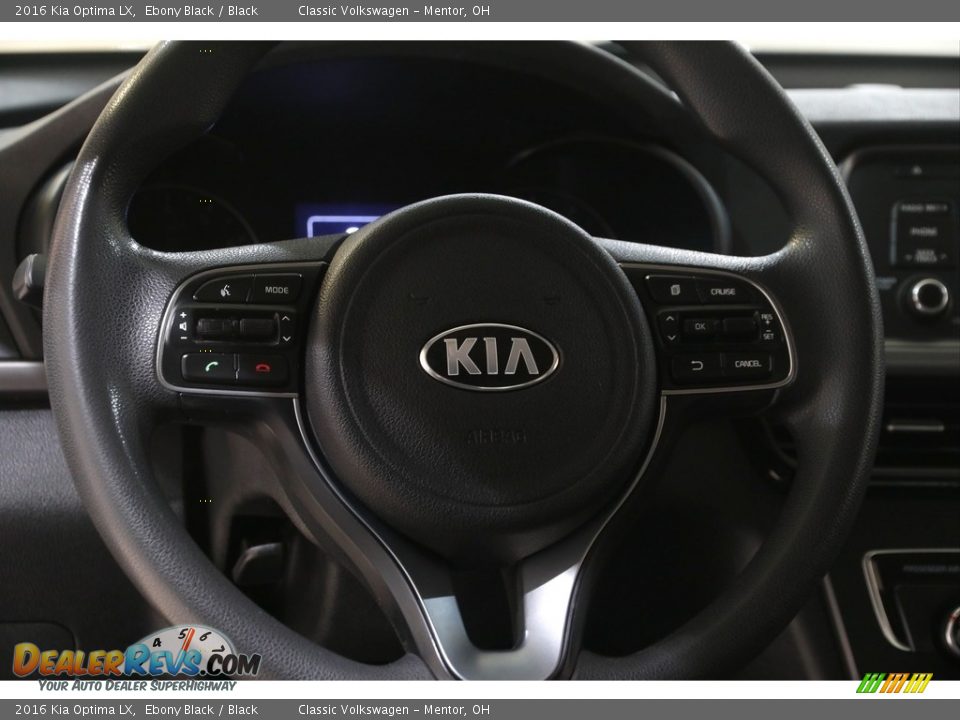 2016 Kia Optima LX Ebony Black / Black Photo #7