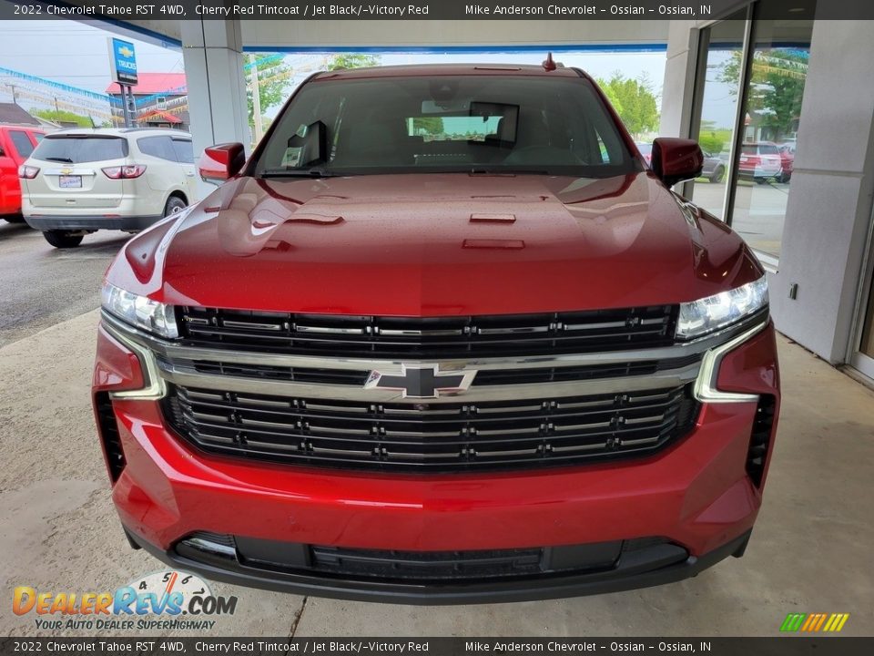 2022 Chevrolet Tahoe RST 4WD Cherry Red Tintcoat / Jet Black/­Victory Red Photo #11