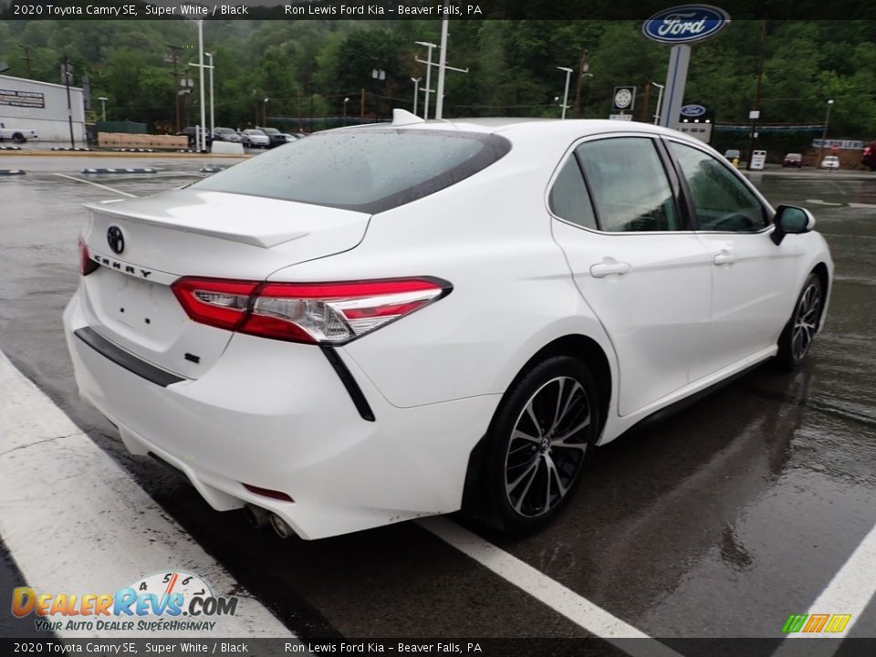 2020 Toyota Camry SE Super White / Black Photo #3