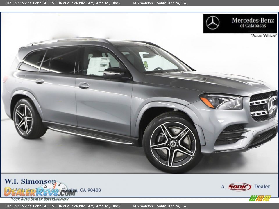 2022 Mercedes-Benz GLS 450 4Matic Selenite Grey Metallic / Black Photo #1