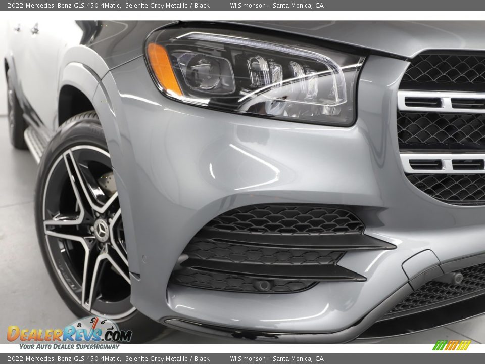2022 Mercedes-Benz GLS 450 4Matic Selenite Grey Metallic / Black Photo #3