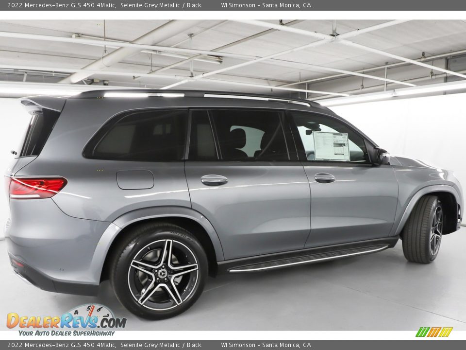 2022 Mercedes-Benz GLS 450 4Matic Selenite Grey Metallic / Black Photo #4