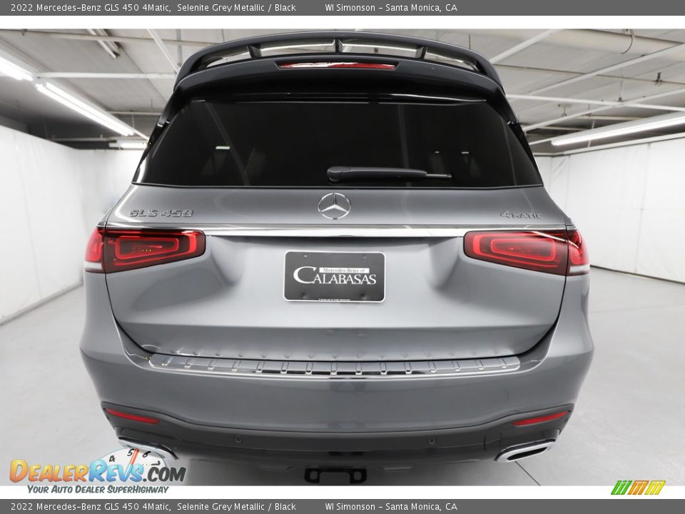 2022 Mercedes-Benz GLS 450 4Matic Selenite Grey Metallic / Black Photo #5