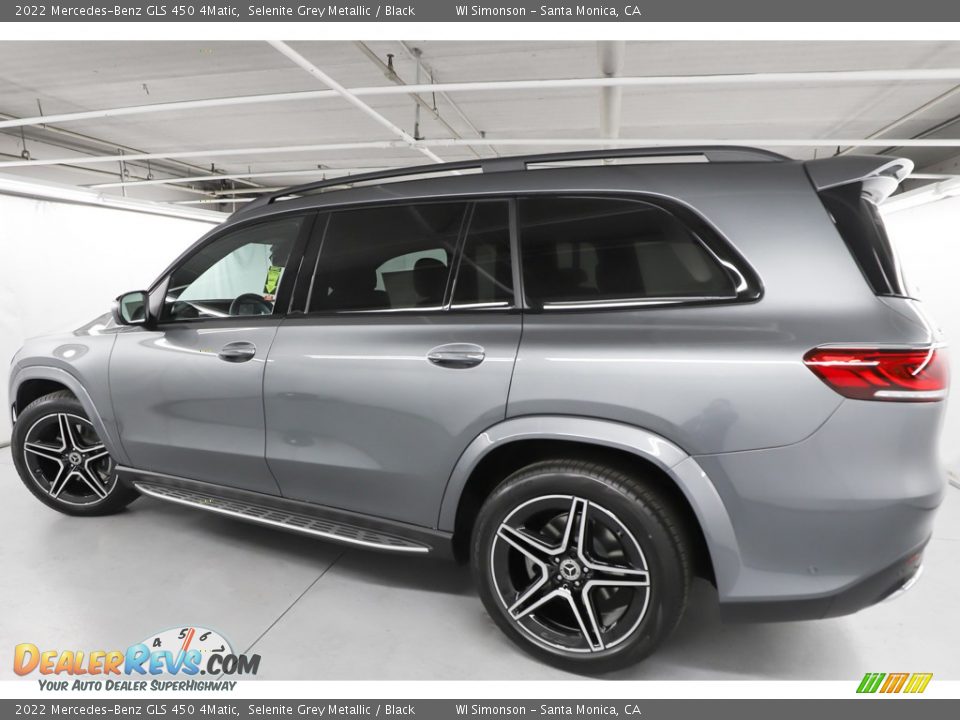 2022 Mercedes-Benz GLS 450 4Matic Selenite Grey Metallic / Black Photo #6