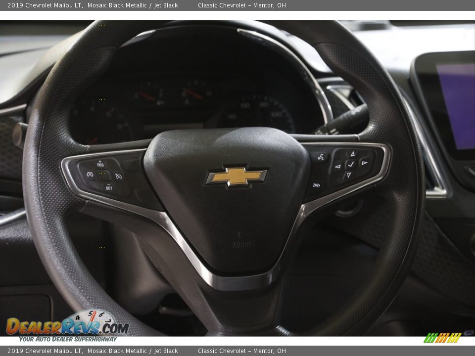 2019 Chevrolet Malibu LT Mosaic Black Metallic / Jet Black Photo #7