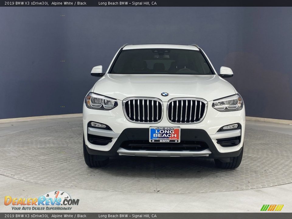 2019 BMW X3 sDrive30i Alpine White / Black Photo #2