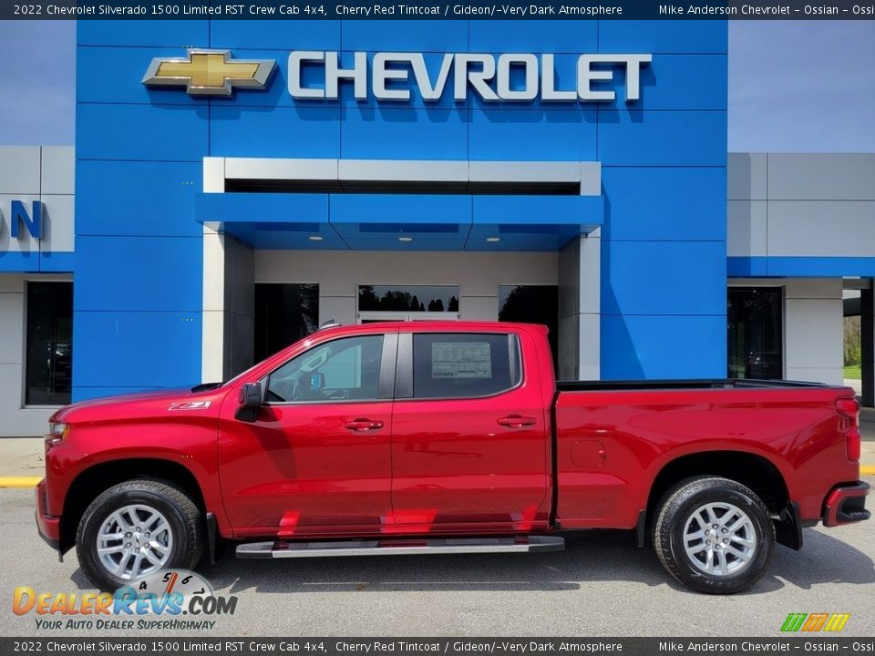 Cherry Red Tintcoat 2022 Chevrolet Silverado 1500 Limited RST Crew Cab 4x4 Photo #1