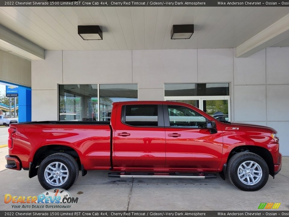 Cherry Red Tintcoat 2022 Chevrolet Silverado 1500 Limited RST Crew Cab 4x4 Photo #3