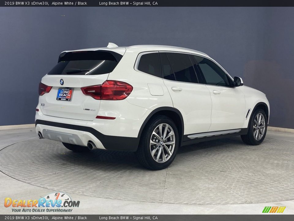 2019 BMW X3 sDrive30i Alpine White / Black Photo #5