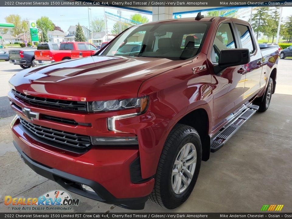 2022 Chevrolet Silverado 1500 Limited RST Crew Cab 4x4 Cherry Red Tintcoat / Gideon/­Very Dark Atmosphere Photo #8