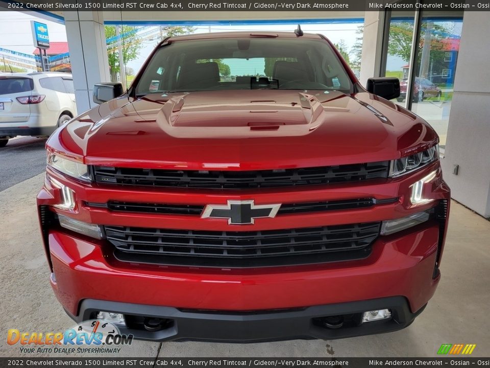 2022 Chevrolet Silverado 1500 Limited RST Crew Cab 4x4 Cherry Red Tintcoat / Gideon/­Very Dark Atmosphere Photo #9