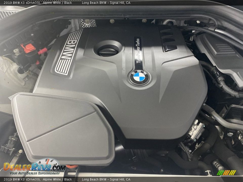 2019 BMW X3 sDrive30i Alpine White / Black Photo #11