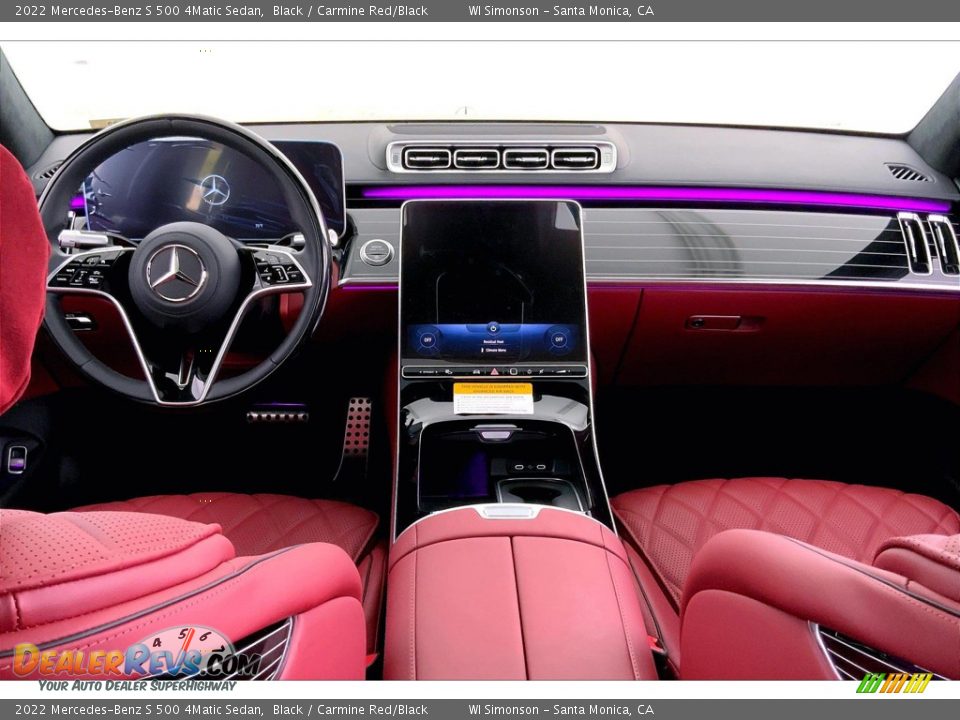 Dashboard of 2022 Mercedes-Benz S 500 4Matic Sedan Photo #6