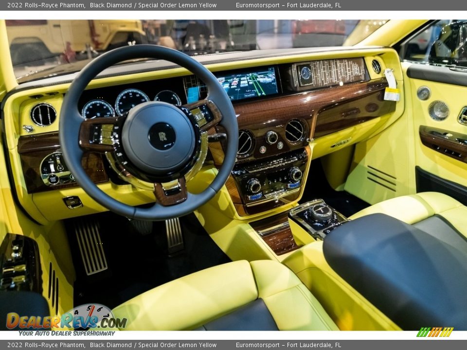 Special Order Lemon Yellow Interior - 2022 Rolls-Royce Phantom  Photo #5
