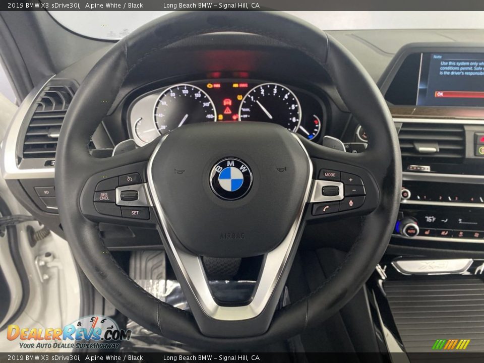 2019 BMW X3 sDrive30i Alpine White / Black Photo #17