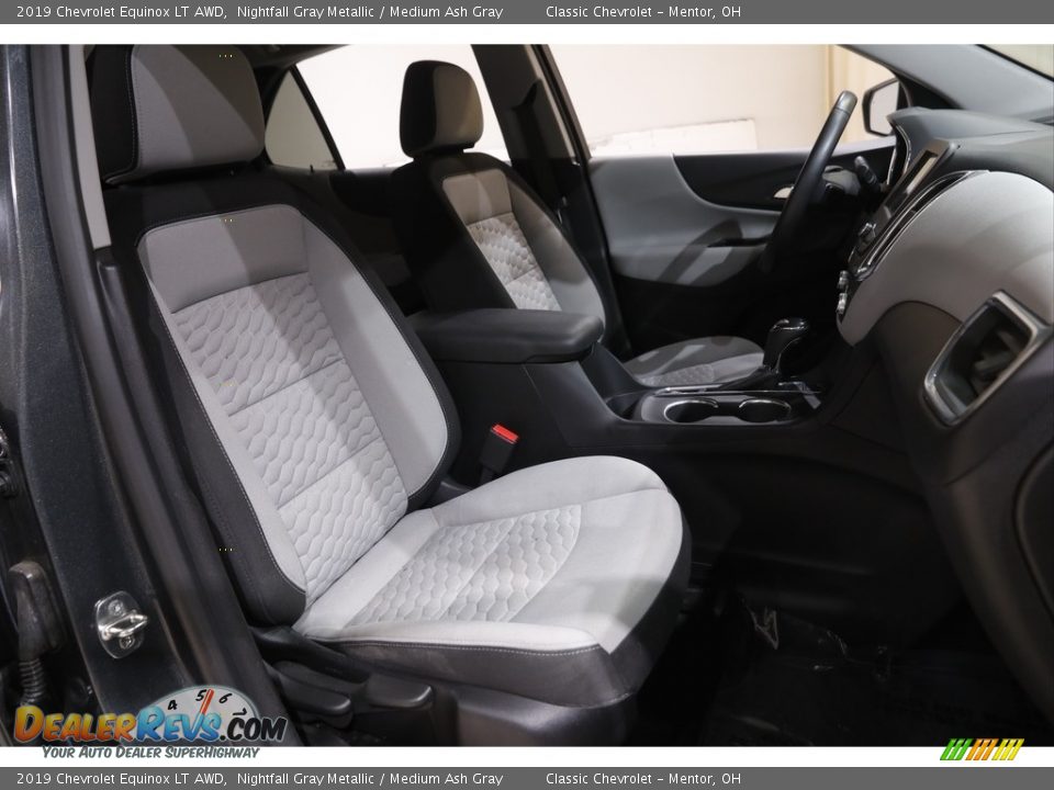 2019 Chevrolet Equinox LT AWD Nightfall Gray Metallic / Medium Ash Gray Photo #14