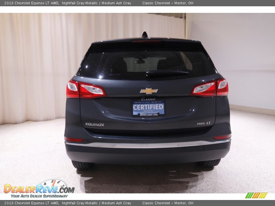 2019 Chevrolet Equinox LT AWD Nightfall Gray Metallic / Medium Ash Gray Photo #17