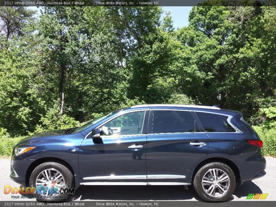 Hermosa Blue 2017 Infiniti QX60 AWD Photo #1