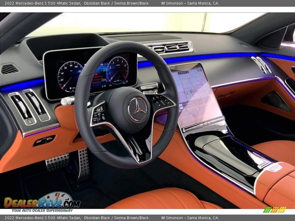 Dashboard of 2022 Mercedes-Benz S 500 4Matic Sedan Photo #4