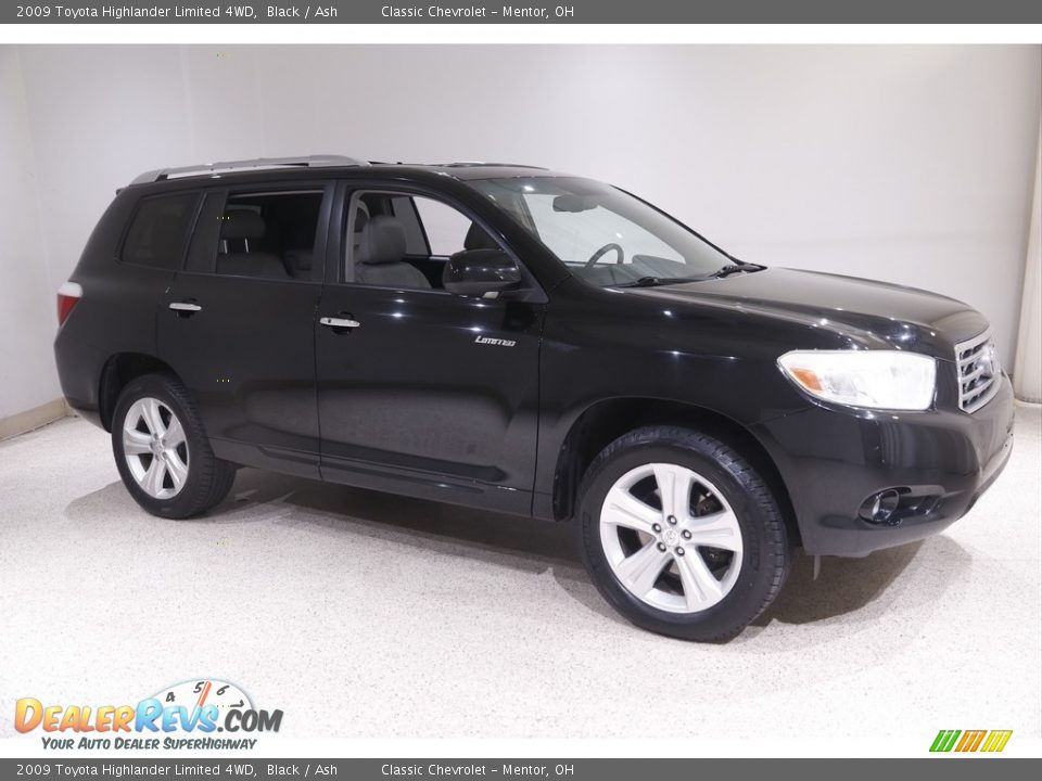 2009 Toyota Highlander Limited 4WD Black / Ash Photo #1