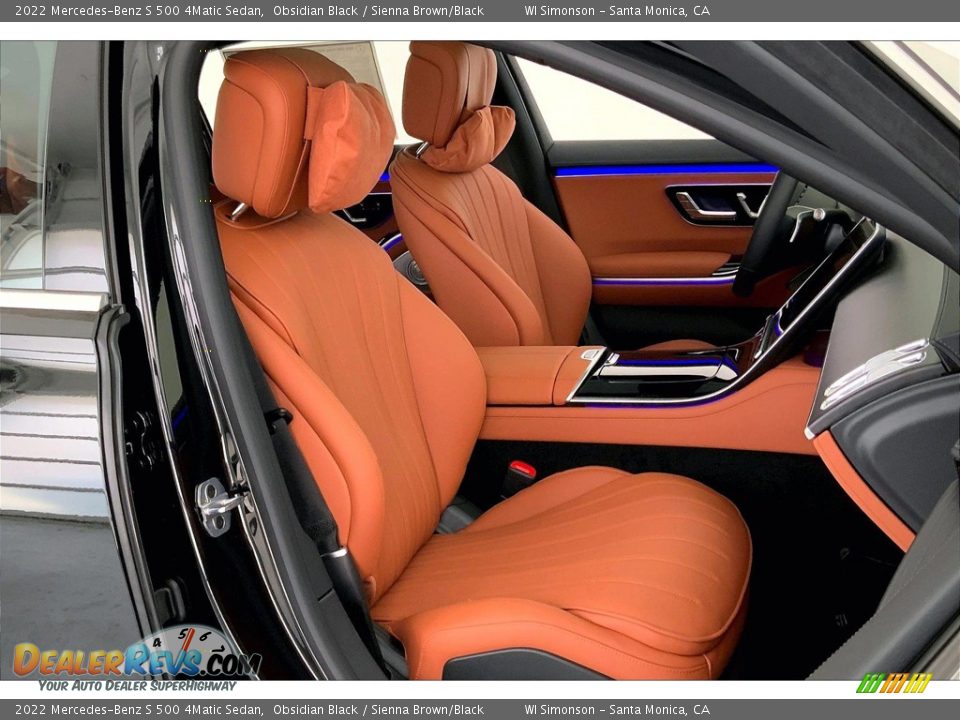 Sienna Brown/Black Interior - 2022 Mercedes-Benz S 500 4Matic Sedan Photo #5