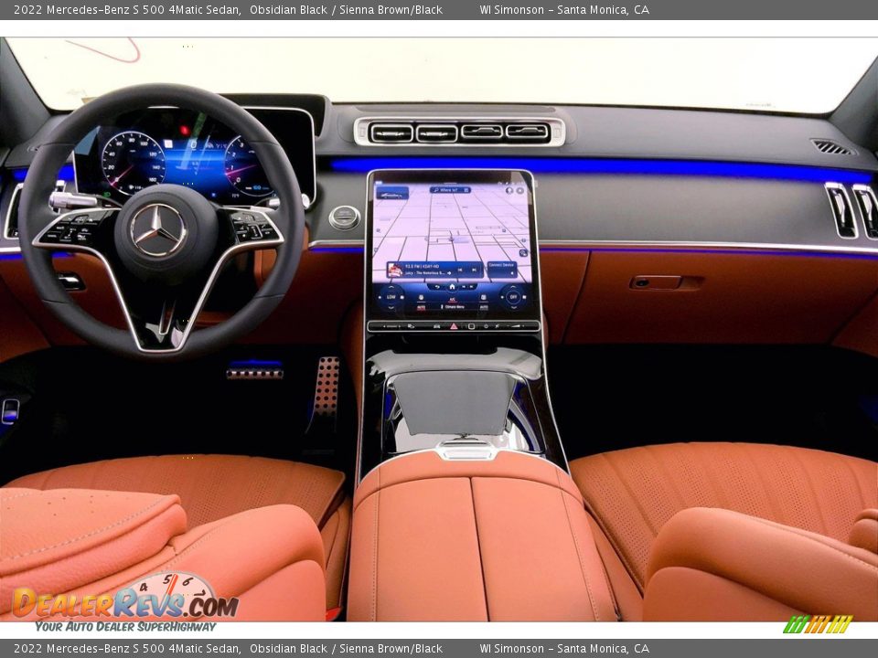 Dashboard of 2022 Mercedes-Benz S 500 4Matic Sedan Photo #6