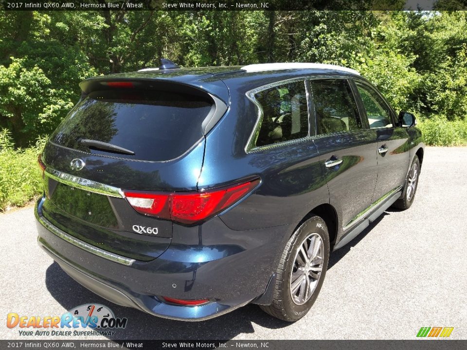 Hermosa Blue 2017 Infiniti QX60 AWD Photo #8