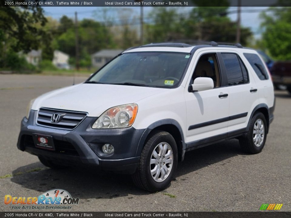 2005 Honda CR-V EX 4WD Taffeta White / Black Photo #1