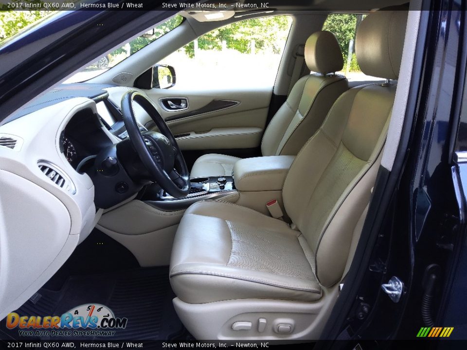 Wheat Interior - 2017 Infiniti QX60 AWD Photo #12