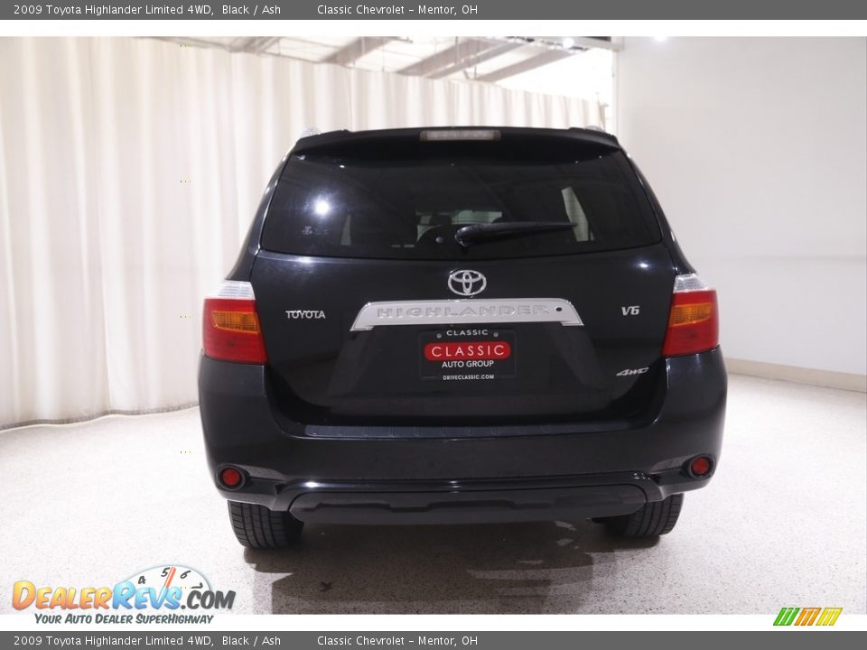 2009 Toyota Highlander Limited 4WD Black / Ash Photo #22