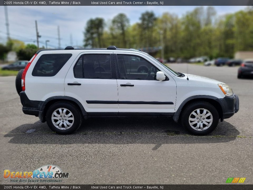 2005 Honda CR-V EX 4WD Taffeta White / Black Photo #6