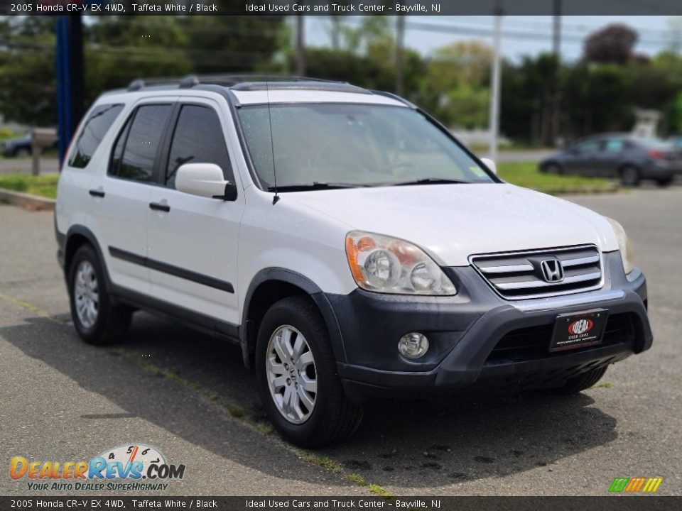 2005 Honda CR-V EX 4WD Taffeta White / Black Photo #7