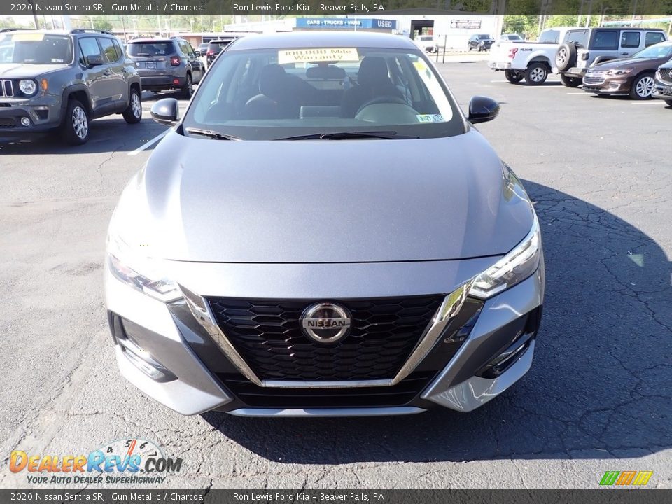 2020 Nissan Sentra SR Gun Metallic / Charcoal Photo #3