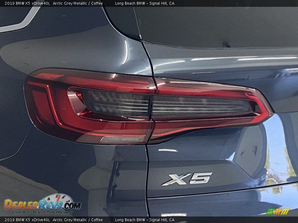2019 BMW X5 xDrive40i Arctic Grey Metallic / Coffee Photo #8