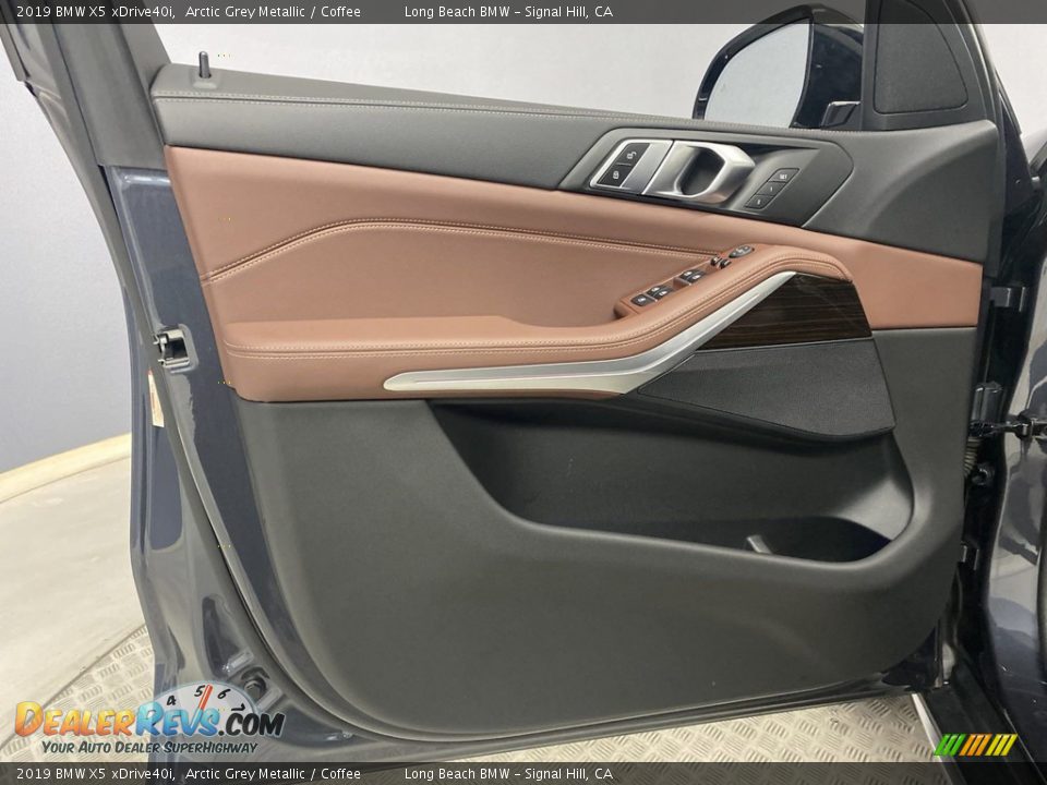 2019 BMW X5 xDrive40i Arctic Grey Metallic / Coffee Photo #12