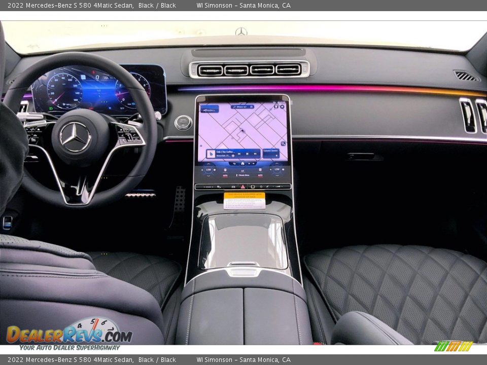 Dashboard of 2022 Mercedes-Benz S 580 4Matic Sedan Photo #6