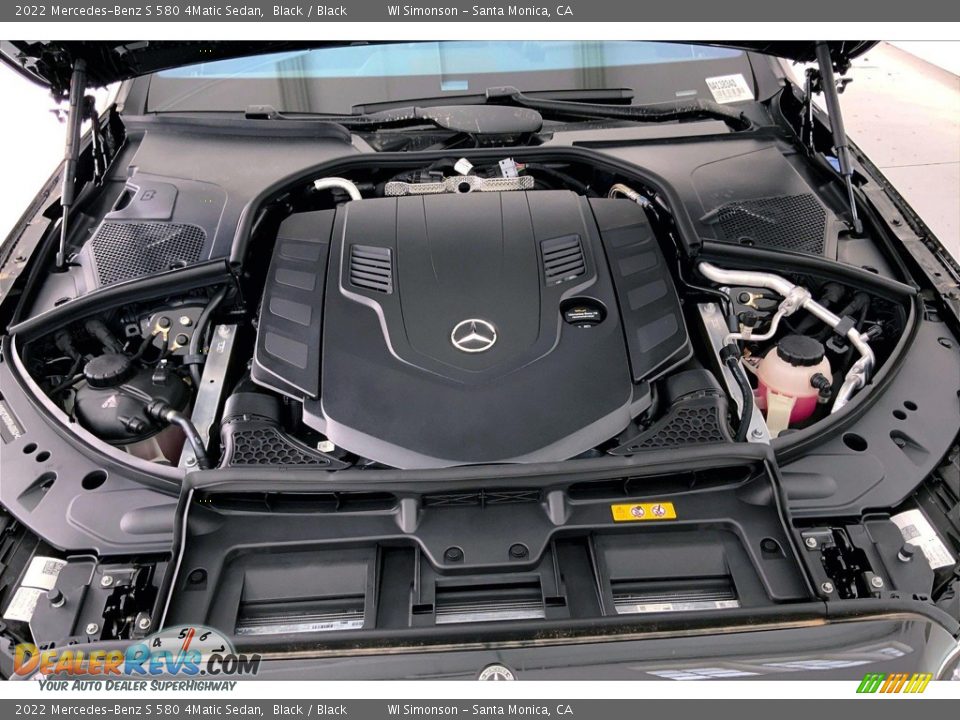 2022 Mercedes-Benz S 580 4Matic Sedan 4.0 Liter DI biturbo DOHC 32-Valve VVT V8 Engine Photo #9