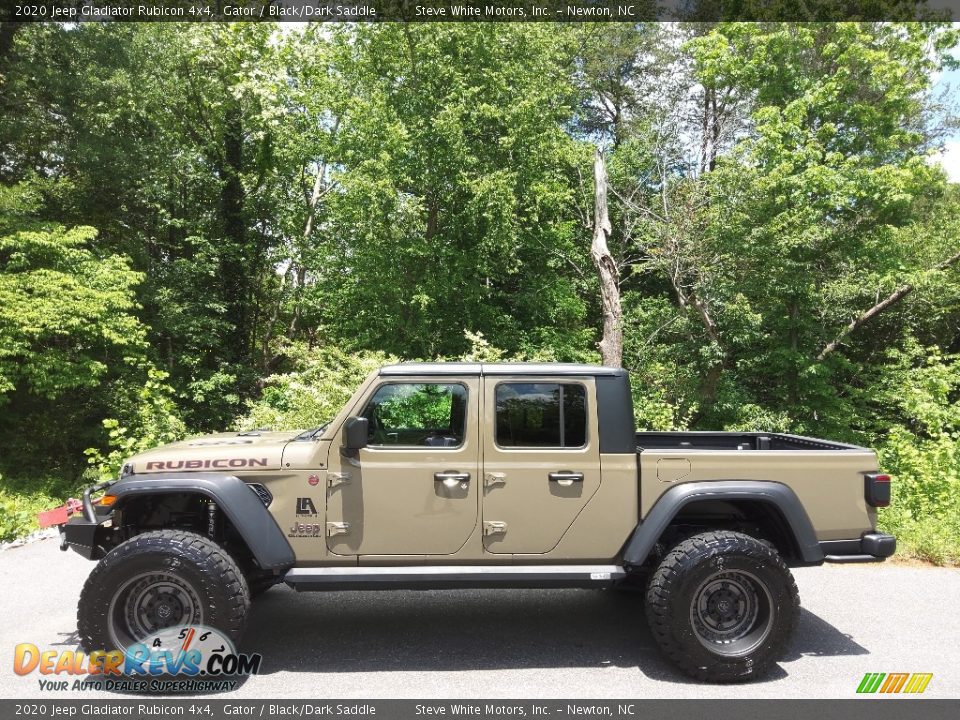 2020 Jeep Gladiator Rubicon 4x4 Gator / Black/Dark Saddle Photo #1